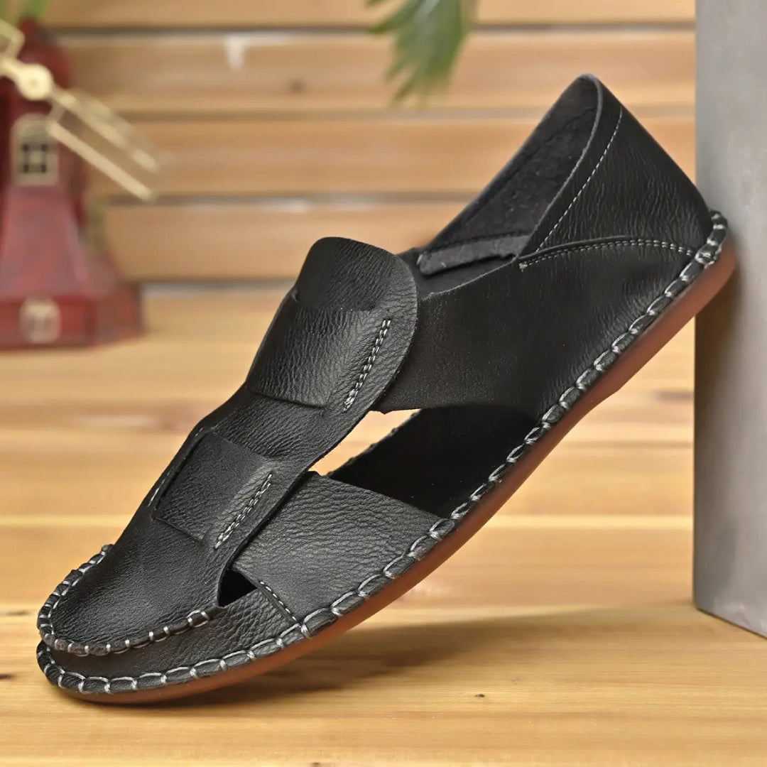 ✨ Royal Walk™ - Luxury Sandals (Black/White) | Today Only 45% OFF 🔥