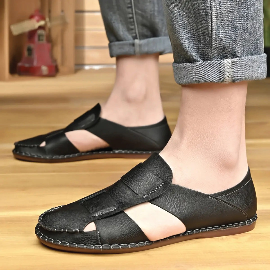 ✨ Royal Walk™ - Luxury Sandals (Black/White) | Today Only 45% OFF 🔥