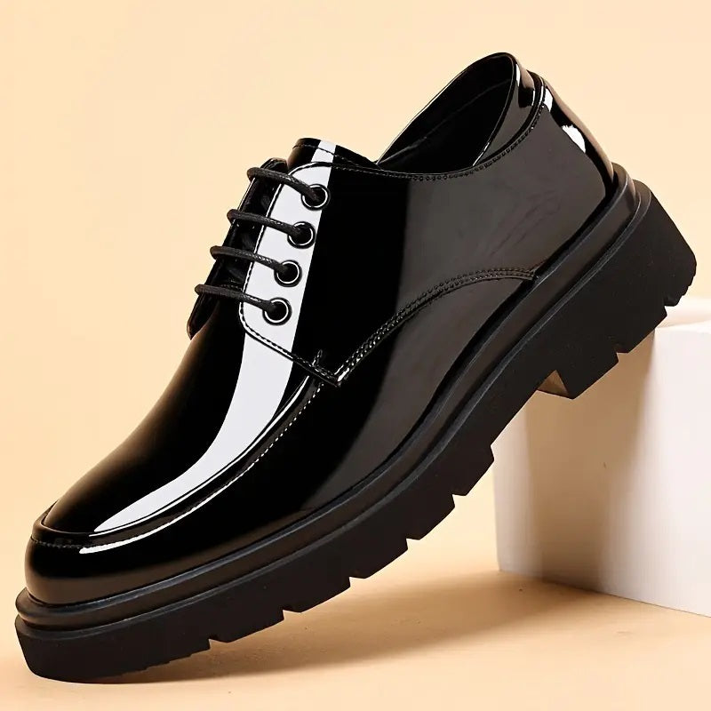 ✨⚫Black Velox – Classic Lace-Ups 👞| FLAT 45%🔥