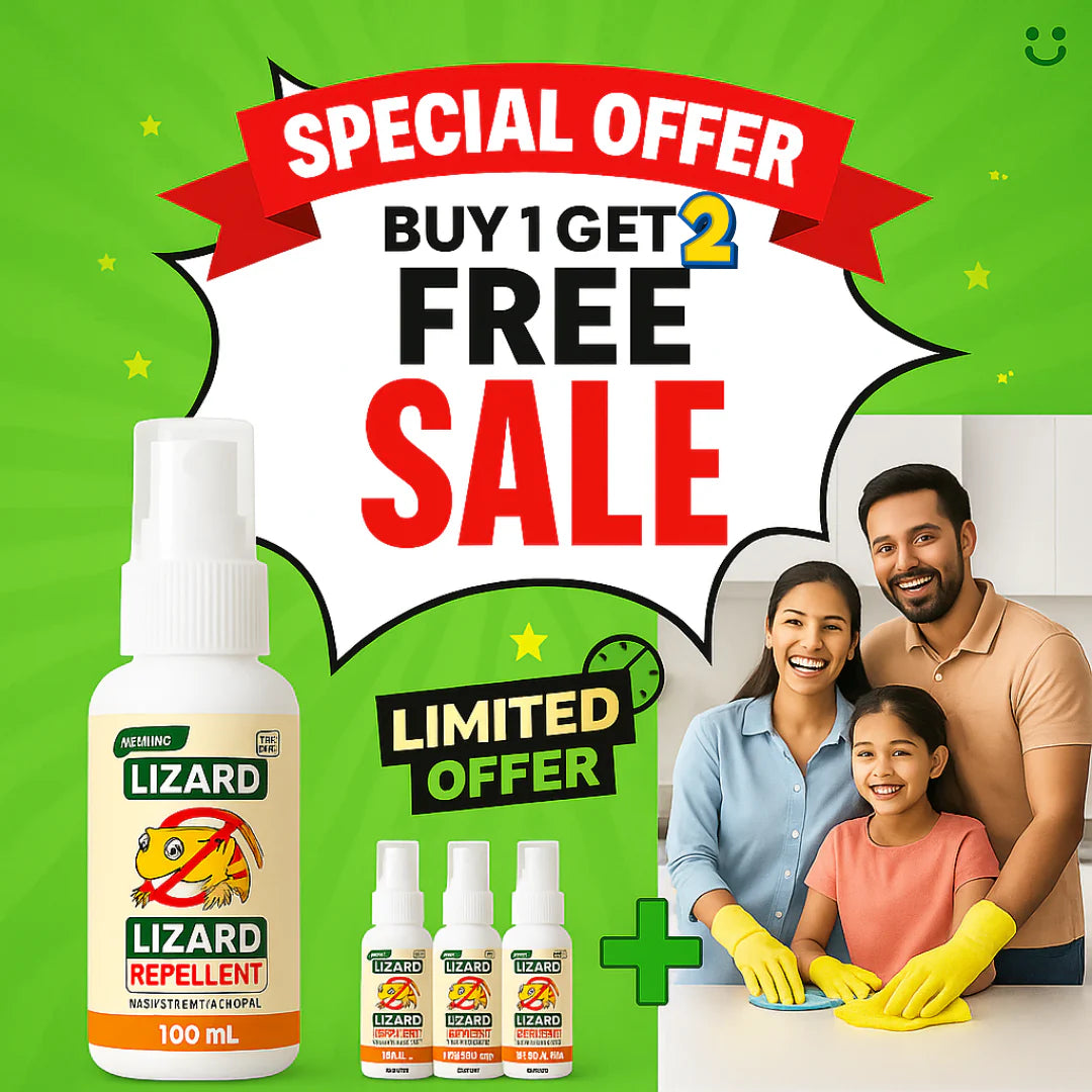 🌱 🦎 Herbal Lizard Guard Spray 🛡️ ( 3 PCs ) | FLAT 45% Off 🔥