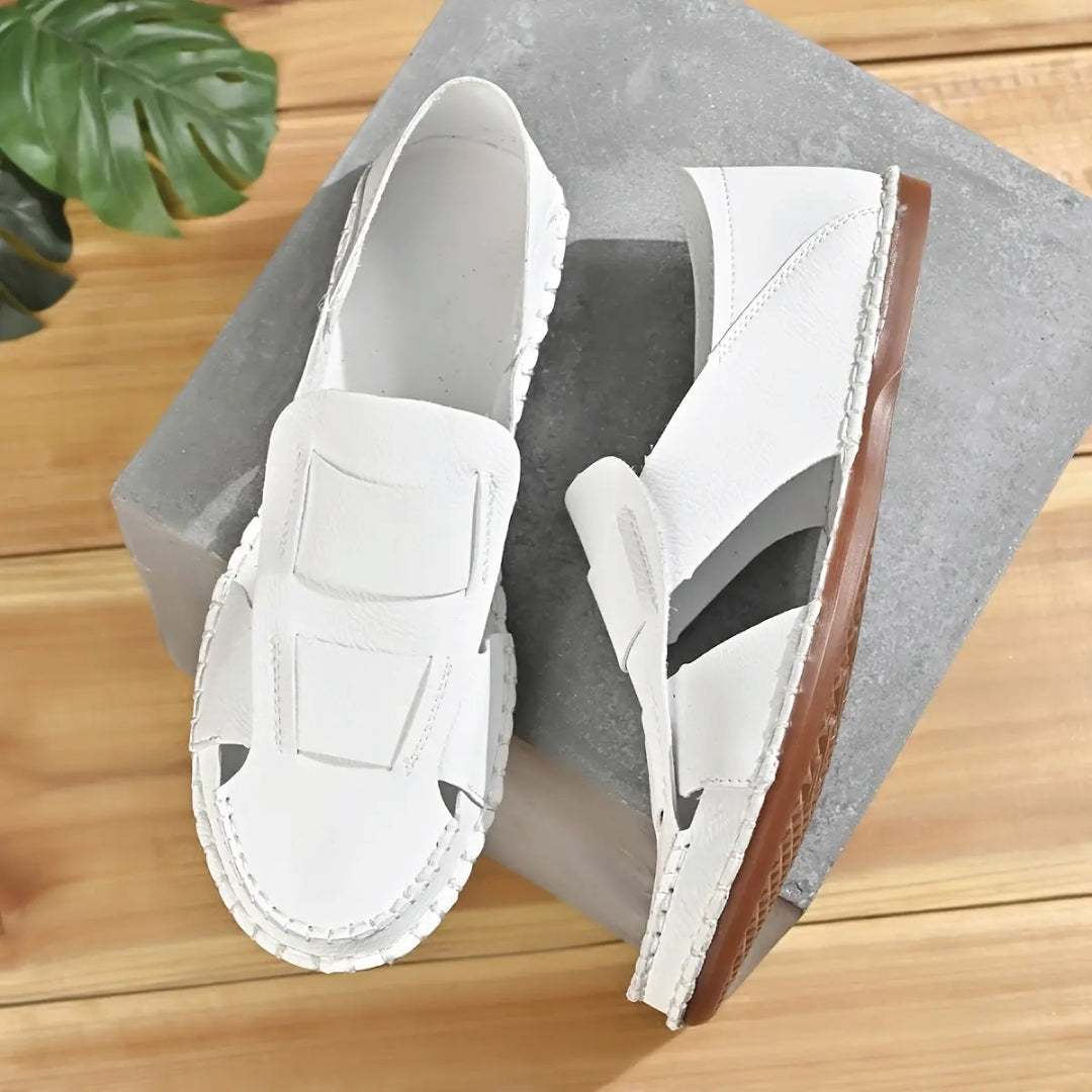 ✨ Royal Walk™ - Luxury Sandals (Black/White) | Today Only 45% OFF 🔥