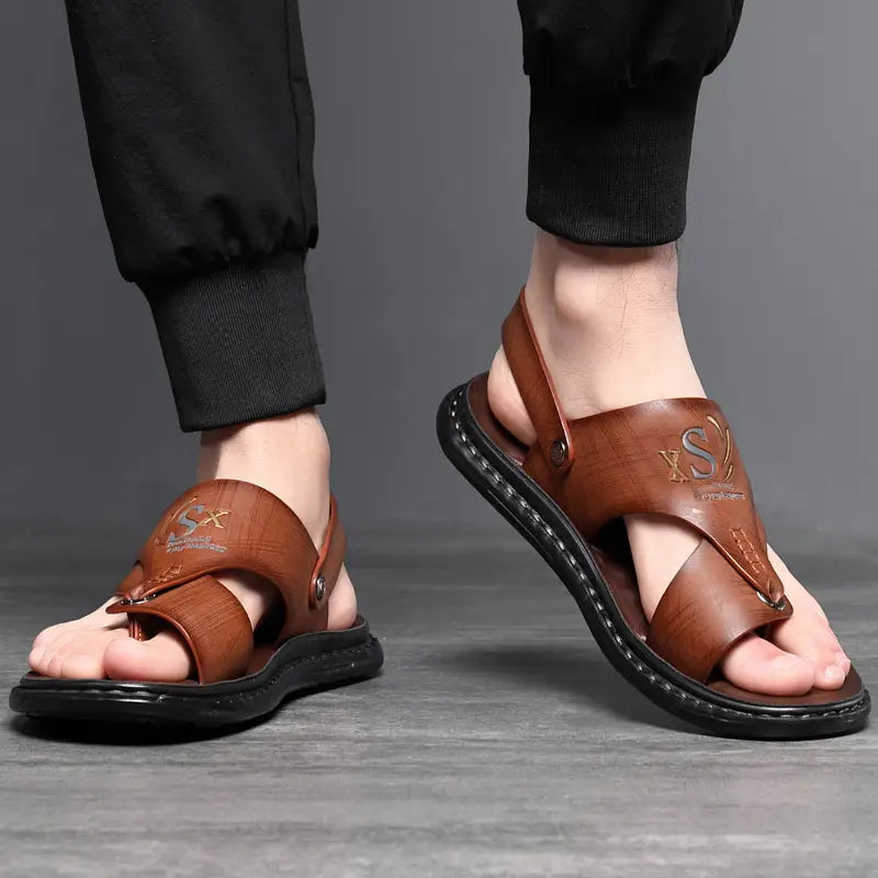 🌈  Air Walkers™- Daily Wear Cushioned Sandals 🟤 ⚫️ | FLAT 45% Off 🔥