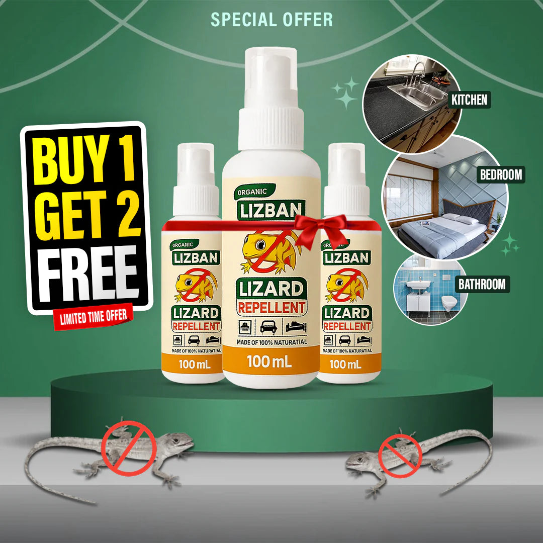🌱 🦎 Herbal Lizard Guard Spray 🛡️ ( 3 PCs ) | FLAT 45% Off 🔥