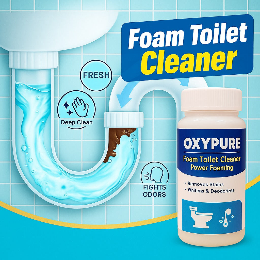 💧OXYFRESH™ - Foam Cleaning In Seconds✨🚽 (100 Gms - Pack Of 2)  45% OFF 🔥